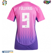 Ženski Nogometni dresi Nemčija Niclas Fullkrug #9 Gostujoči EP 2024 Kratek Rokav